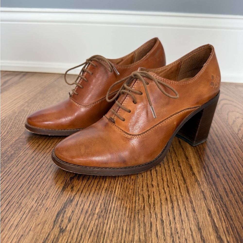Patricia Nash Brown All Leather Women's Oxford Shoes